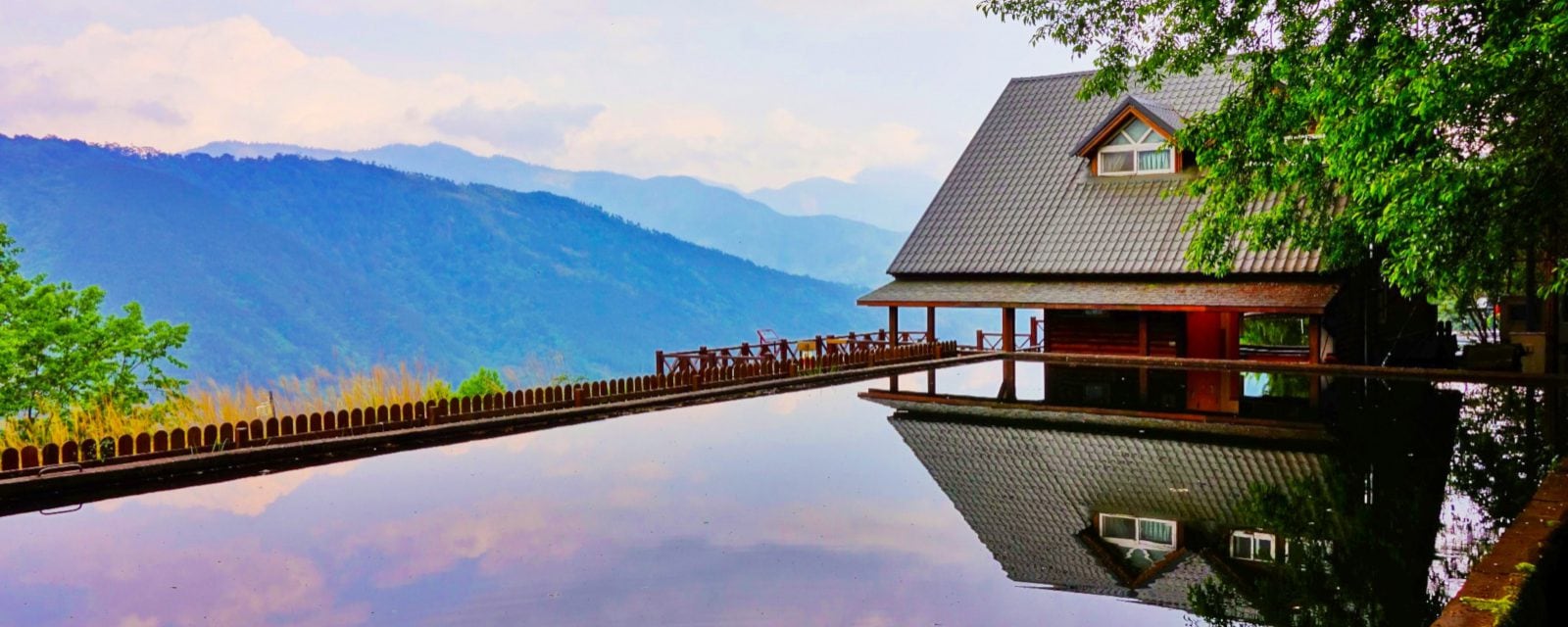 Infinity Pool with a Mountain view